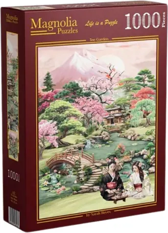 MAGNOLIA Puzzle Čajová záhrada / 1000 dielikov / 48 x 68 cm