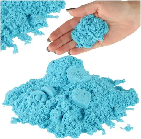 KIK Modrý kinetický piesok 1kg / od 3 rokov