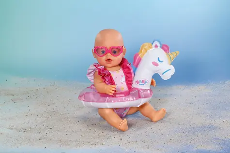 Zapf Creation BABY born Súprava na plávanie s jednorožcom 43 cm / od 3 rokov