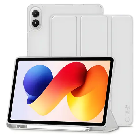 Tech-Protect SmartCase Pen šedé / Puzdro / XIAOMI POCO Pad M1, Redmi Pad 2 Pro 12.1" / schránka na stylus