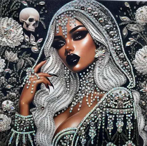 Norimpex Diamantové maľovanie Mulatka v diamantoch / 30x40 cm