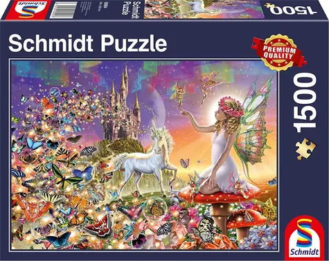 Schmidt Puzzle Kúzelná rozprávková krajina / 1500 dielikov / 83,6 x 58,8 cm