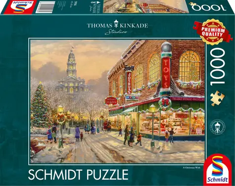 Schmidt Puzzle Vianočné prianie / 1000 dielikov / od 12 rokov