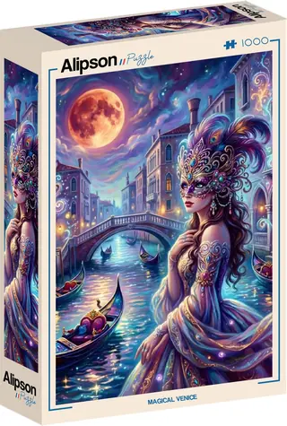 ALIPSON Puzzle Magické Benátky / 1000 dielikov / 47,8 × 69 cm