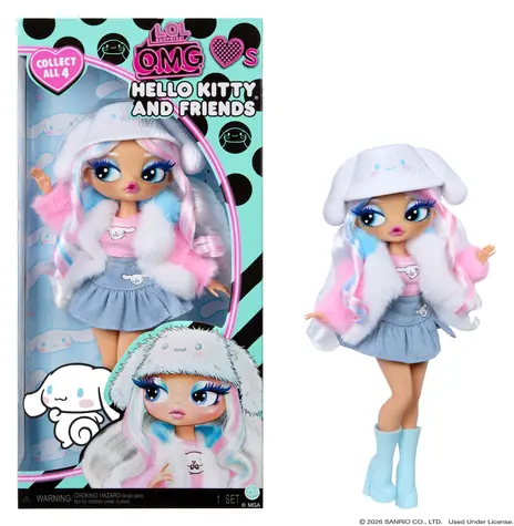 MGA Bábika LOL Surprise OMG Hello Kitty & Friends - Cinnamoroll / od 4 rokov