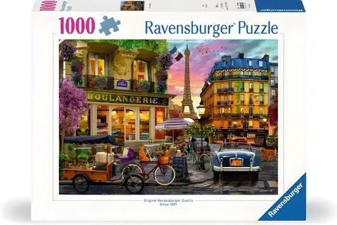 Ravensburger Puzzle Paríž za úsvitu / 1000 dielikov / 70 x 50 cm