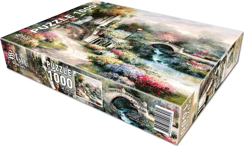 STAR Puzzle Záhradné útočisko / 1000 dielikov / 68 × 48 cm