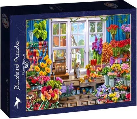 BlueBird Puzzle Kvetinárstvo / 500 dielikov / 47,8 x 34,2 cm
