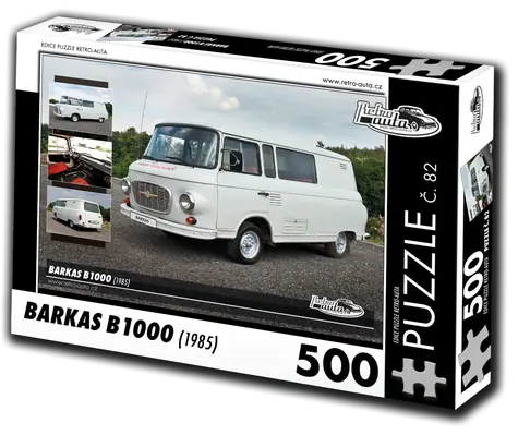 RETRO-AUTA Puzzle č. 82 Barkas B 1000 (1985) / 500 dielikov / 48 × 36 cm