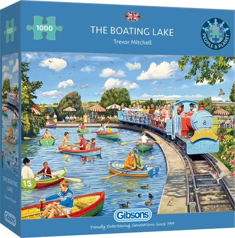 GIBSONS Puzzle Vodácke jazero / 1000 dielikov / 68 x 49 cm
