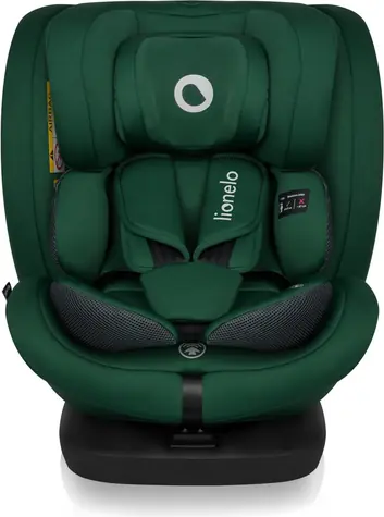 Lionelo Autosedačka Bastiaan i-Size Green Forest / Výška 40-150 cm / ISOFIX, Top Tether / Otočenie 360 °