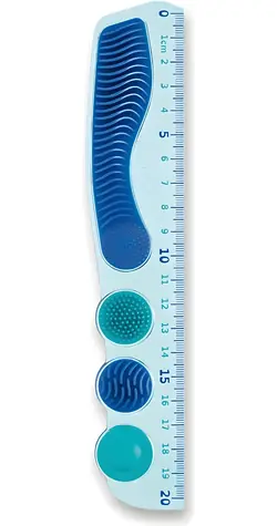 Maped Pravítko Kidy Learn Concentration / 20 cm / protišmykový úchop