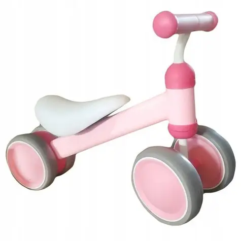 ECOTOYS Odrážadlo MINI ružové / Nosnosť 20 kg / od 18 mesiacov