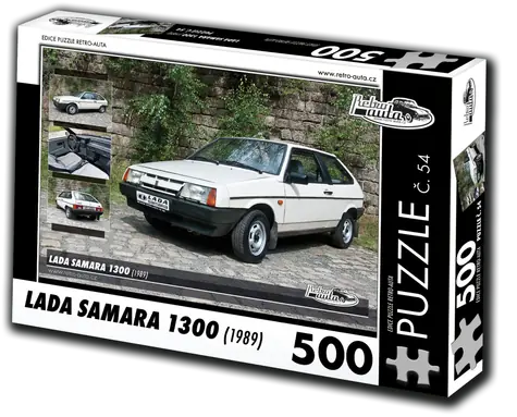 RETRO-AUTA Puzzle č. 54 Lada Samara 1300 (1989) / 500 dielikov / 48 × 36 cm