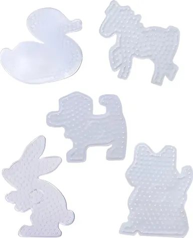 PLAYBOX Podložky pre zažehľovacie korálky XL Zvieratká / 5 ks