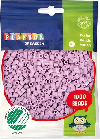 PLAYBOX Zažehľovacie korálky fialové / 1000 ks