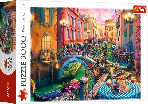 Trefl Puzzle Večer v Benátkach / 3000 dielikov / 116 x 85 cm / Dospelí
