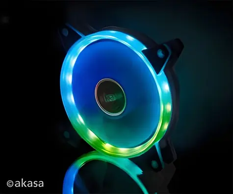 Akasa AK-FN099 Vegas AR7 / 120mm ARGB ventilátor / riadenie z základnej dosky
