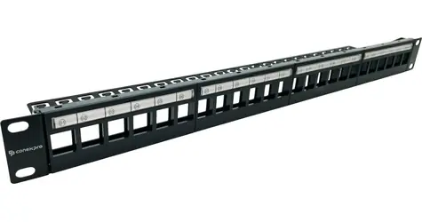 Conexpro Patch panel modulárny 24 portov / Patch panel / 19" / 1U / neosadený