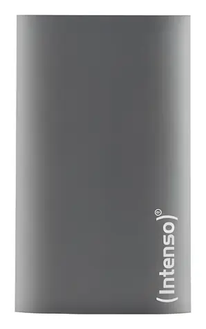 INTENSO Premium 128GB antracitová / Externý SSD / 1,8" / USB 3.2 Gen 1 / čítanie 320 MB/s / Hliníkové telo