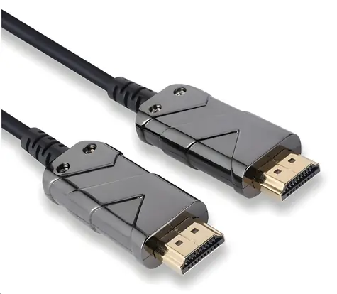 PremiumCord HDMI 2.1 Ultra High Speed 20 m / Optický fiber kábel / 8K @ 60Hz / pozlátené