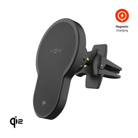FIXED MagClick 2 / Držiak do auta / bezdrôtové nabíjanie Qi2 / MagSafe / 15W