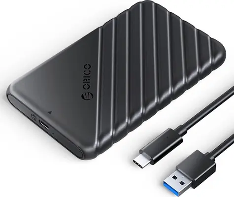 Orico 25PW1-C3-BK-EP čierna / Box pre 2,5" HDD / SSD / SATA III / USB-C / 6 Gbit / s