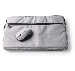 Nedis Puzdro na notebook s myšou 15-16" šedá / Puzdro na notebook / Myš 1600 dpi / Polyester 210D