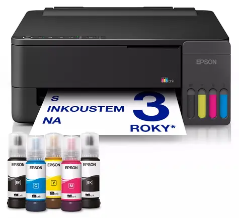 Epson EcoTank L1350 / Tlačiareň / A4 / atramentová / 33 str/min / 5760x1440dpi / USB & Wi-Fi Direct