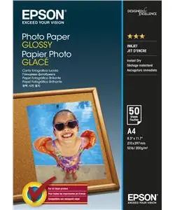 Epson Photo Paper Glossy A4 / Fotopapier / Lesklý / 200 g/m2 / 50 listov