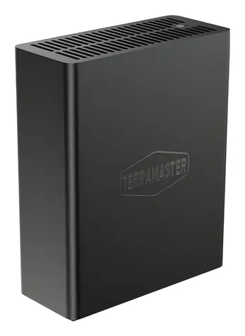 TerraMaster F8 SSD PLUS čierna / NAS server / Intel Core i3-N305 8-Core / 16GB DDR5 RAM / 8x M.2 SSD / Diskless