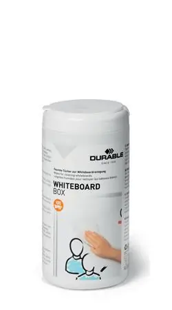 Durable Whiteboard Clean / Čistiace obrúsky na tabuľu / 100 ks