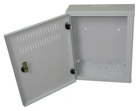 Xtendlan Rozvádzač 300×110×380 mm sivá / Nástenný rozvádzač / 10" / 1,7U