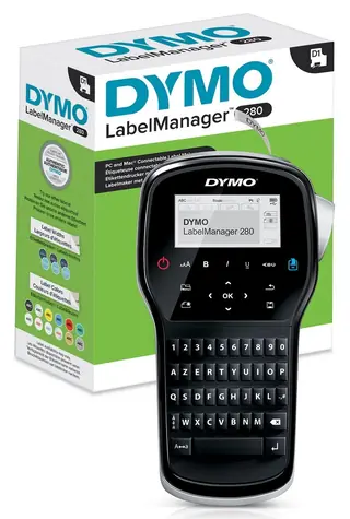 Dymo LabelManager 280 / Tlačiareň samolepiacich štítkov / 180 x 180 DPI / LCD displej / USB / Li- ION