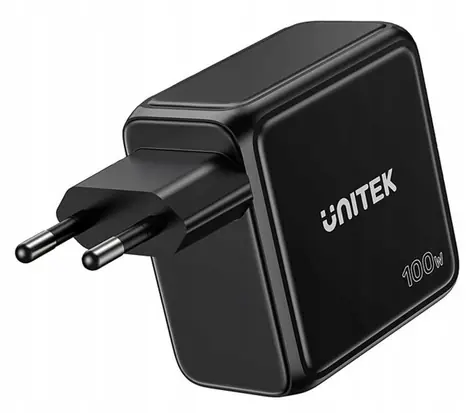 Unitek P1131ABK01- EU čierna / Nabíjačka / 3x USB-C / 1x USB-A / 100 W / PD 3.0
