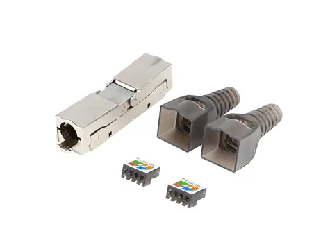Lanberg RJ45 CAT6A / Konektor / 2 ks / FTP / 8P8C / bez náradia
