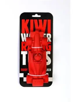KIWI WALKER Latexová hračka pískacia Formula červená / Hračka pre psov / 19 cm