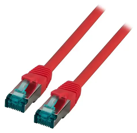 EFB S/FTP Cat6A 30 m červená (MK6001.30R) / Patch kábel / RJ-45 / LSZH / 10GBase-T