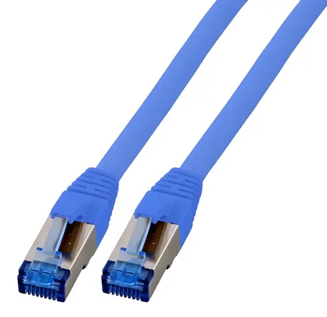 EFB Cat6a S/FTP superflex modrá / Patch kábel / RJ45-RJ45 / 5 m / 10 Gbit/s