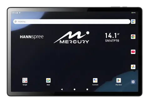 Hannspree HANNSpad SN14TP7B Mercury čierna / Tablet / 14,1 "IPS / MediaTek MT8786 / 6GB / 128GB / LTE / Android 15