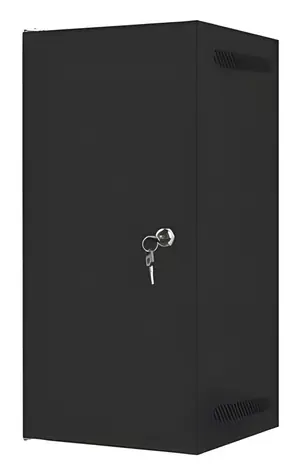 Lanberg WF10-2312-00B čierna / Nástenný rack / 10" / 12U / 280×310 mm / nosnosť 20 kg
