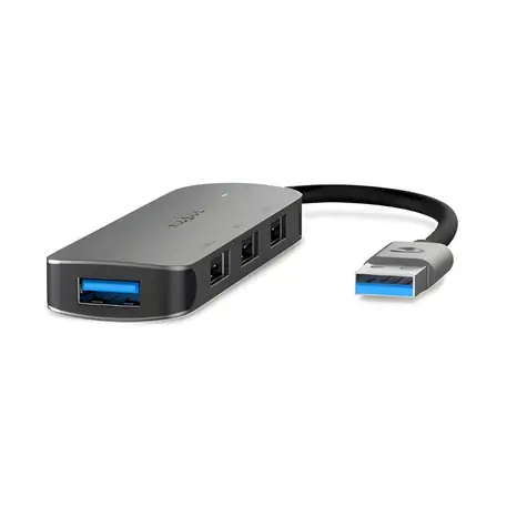 Nedis USB hub 4 porty / USB hub / USB 2.0 / USB 3.2 Gen 1 / napájanie z USB