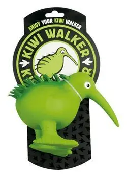 KIWI WALKER Latexová hračka Kiwi zelená / Hračka pre psov / Pískacia / Veľkosť S / 8,5 cm