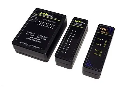 Value káblový tester LAN a PoE / Tester káblov / RJ45 / RJ12 / BNC / PoE test