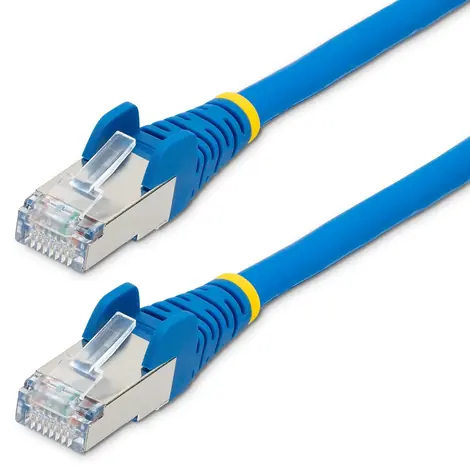 StarTech CAT6A LSZH modrá / Sieťový kábel / 1,5 m / RJ-45 / 10GbE / PoE