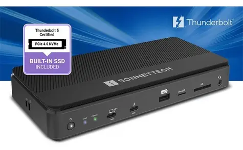 Sonnet Echo 13 čierna / Dokovacia stanica s SSD / Thunderbolt 5 / 2 TB