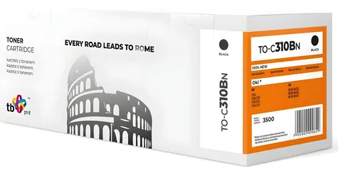 TB TO-C310BN čierna / Kompatibilný toner / pre OKI C310/C330/C510/C530 / 3500 strán