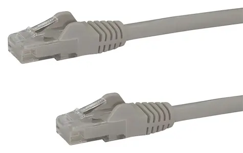 StarTech CAT6 patch kábel sivá / Sieťový kábel / RJ-45 / 7 m / PoE