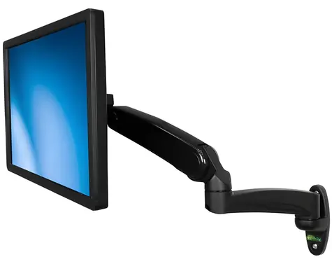 StarTech Nástenné rameno pre TV a monitor čierna / Rameno pre monitor / 12-30" / nosnosť 9 kg / rotácia 360°