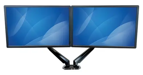 StarTech Držiak monitora s USB portom / Držiak monitora / 12-30" / nosnosť 8 kg / hliník / čierna